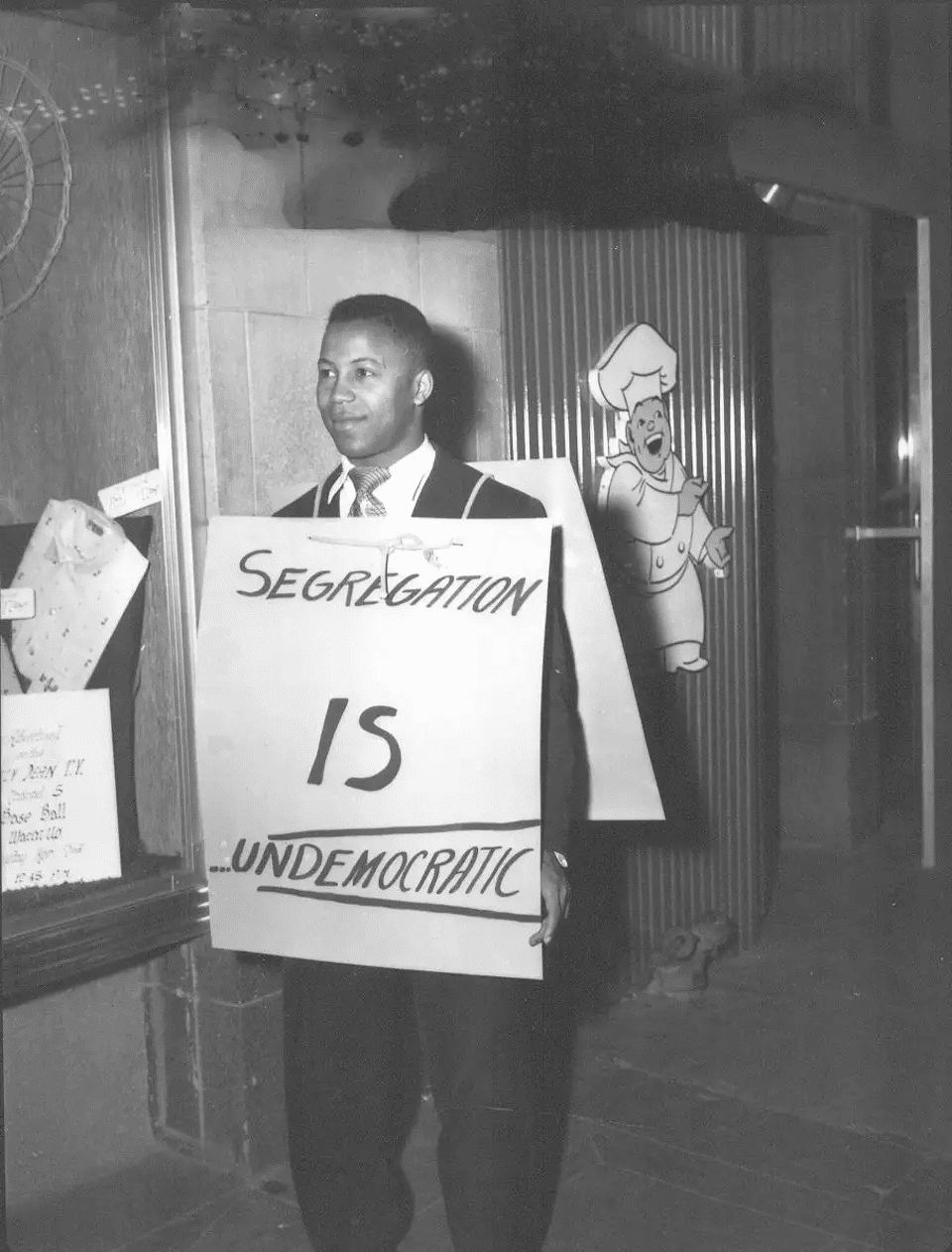 Segregation bus sign